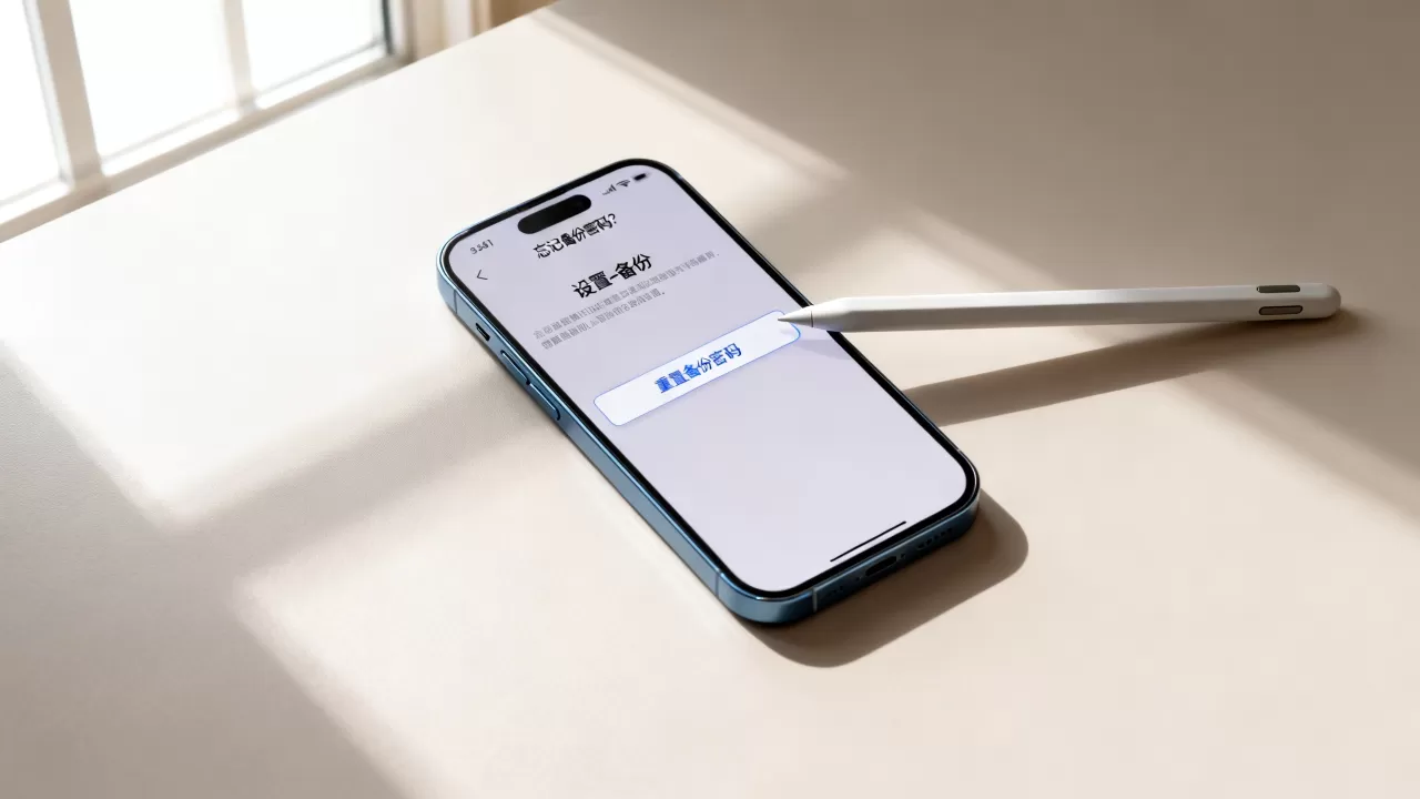 iphone设置了备份密码忘了怎么办啊，iphone备份密码忘了如何重置