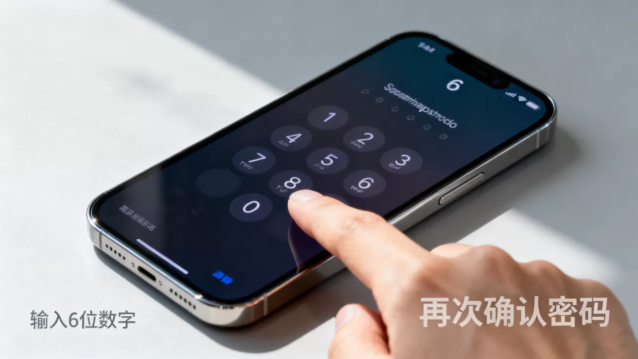 iPhone设6位密码怎么设置密码，苹果6位数密码设置教程