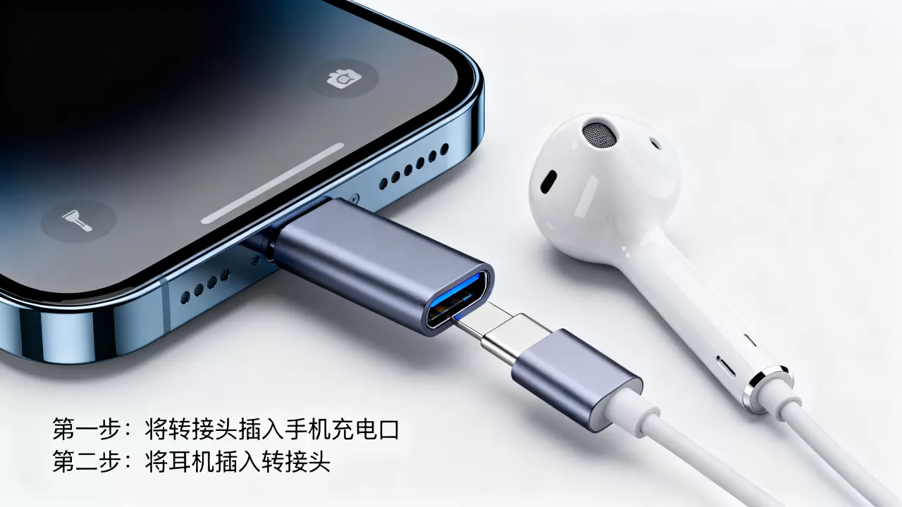iphone耳机接头怎么用,iphone转接头连接方法 iphone耳机接头怎么用,iphone转接头连接方法