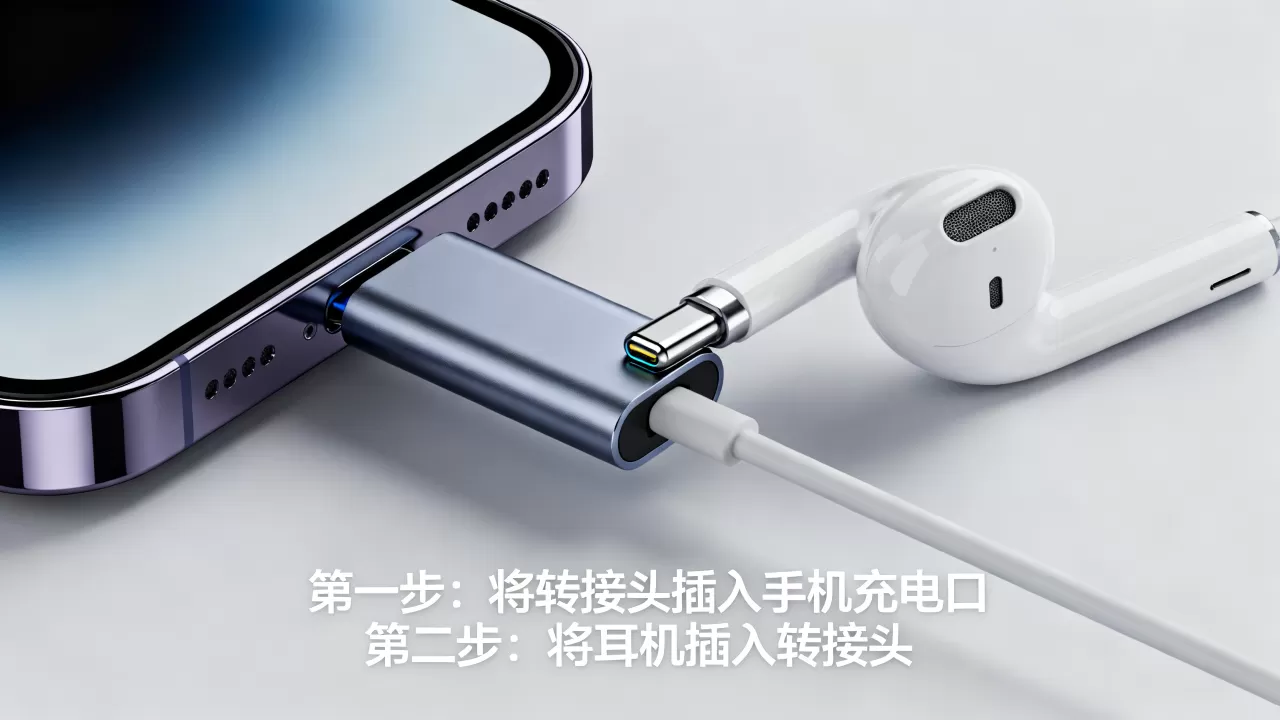 iphone耳机接头怎么用,iphone转接头连接方法 iphone耳机接头怎么用,iphone转接头连接方法