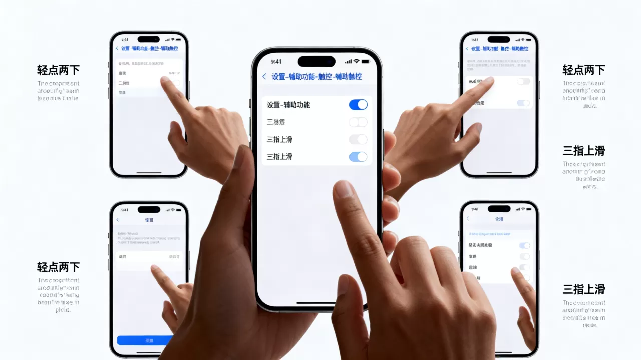 iphone的手势怎么设置，iphone手势操作教程