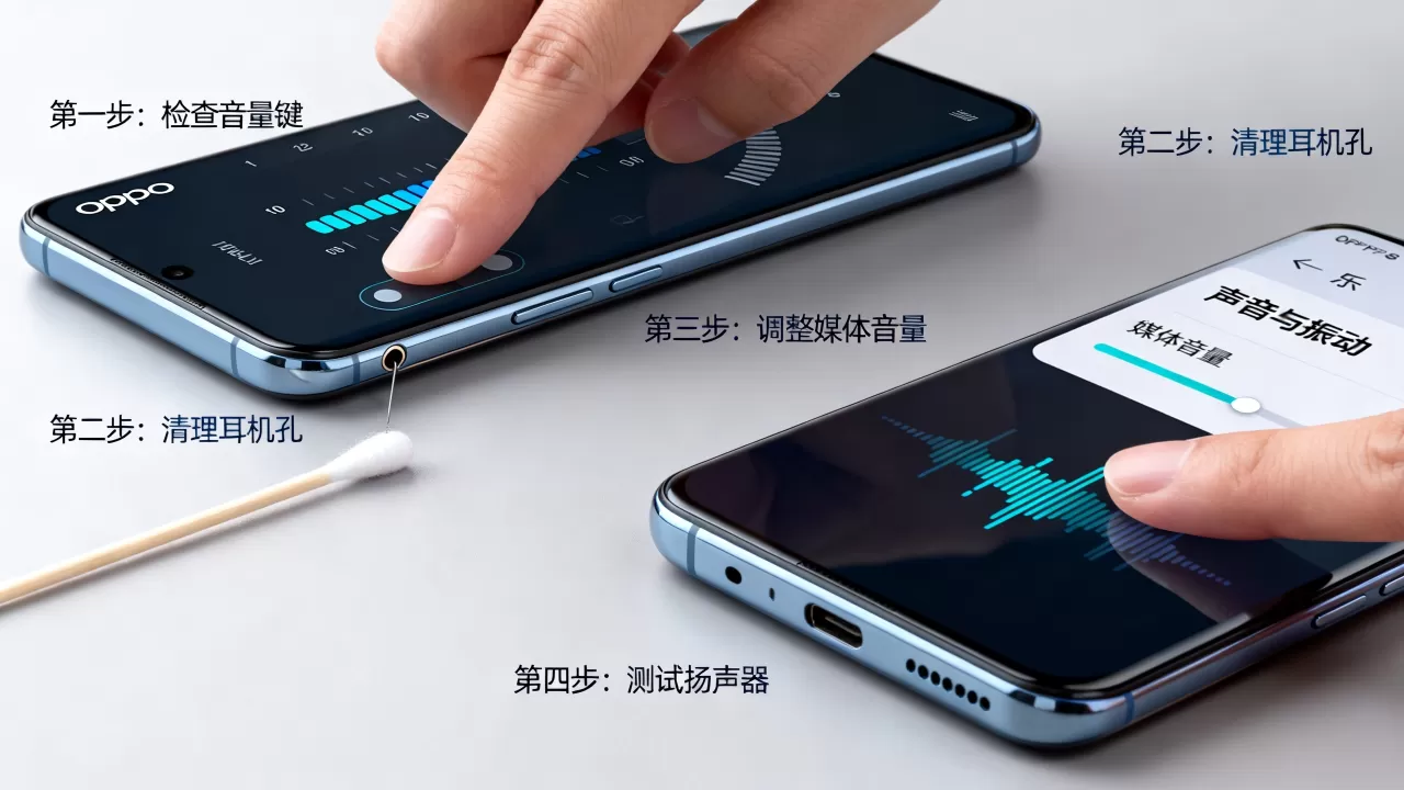 OPPO手机突然没声音怎么办？手机无声故障排查与解决