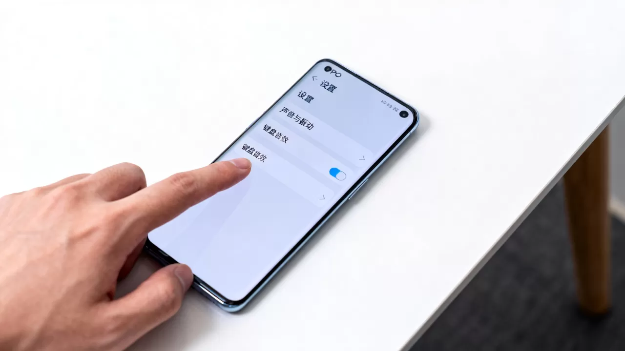 OPPO手机键盘声音怎么关，手机按键音设置