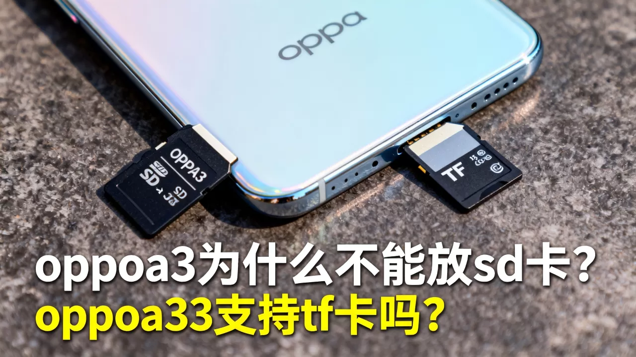 oppoa33为什么不能放sd卡，oppoa33支持tf卡吗