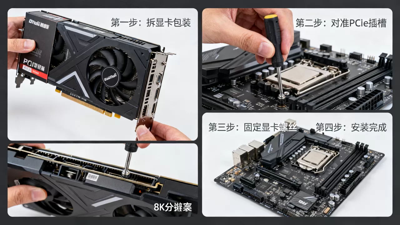 宁美显卡安装教程,显卡安装步骤图解 宁美显卡安装教程,显卡安装步骤图解