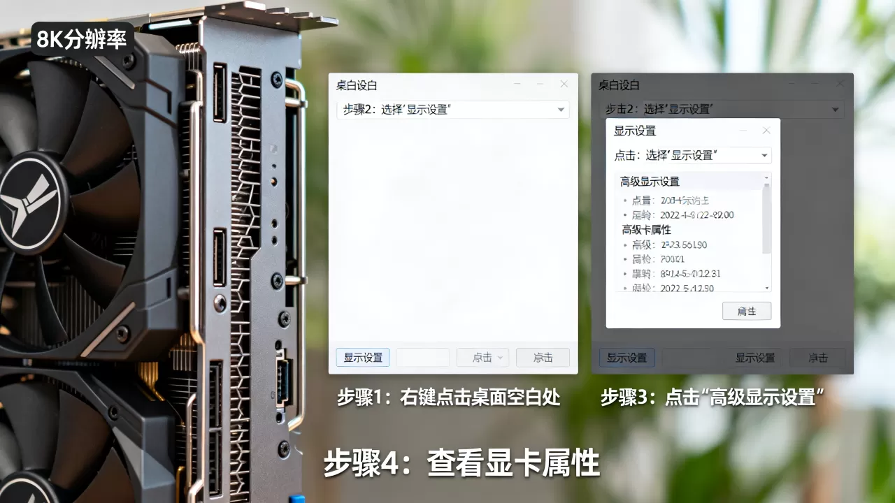 怎么查看显卡属性，显卡属性怎么看