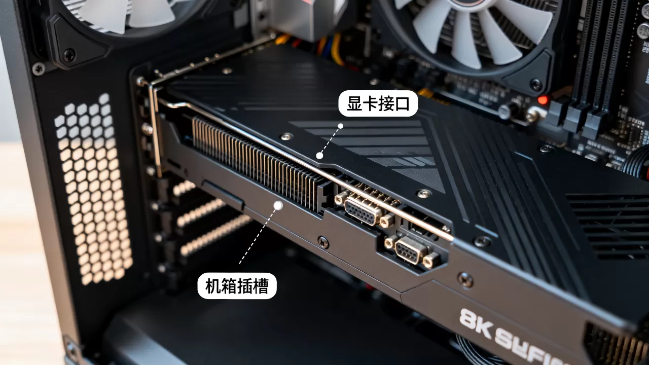 机箱显卡插口太小怎么办，显卡接口不匹配