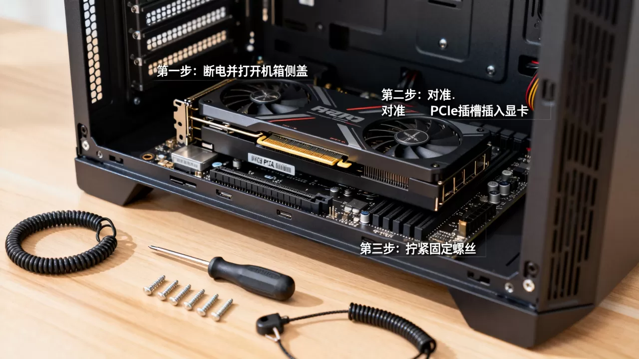 自己安装电脑显卡教程,电脑显卡怎么安装 自己安装电脑显卡教程,电脑显卡怎么安装