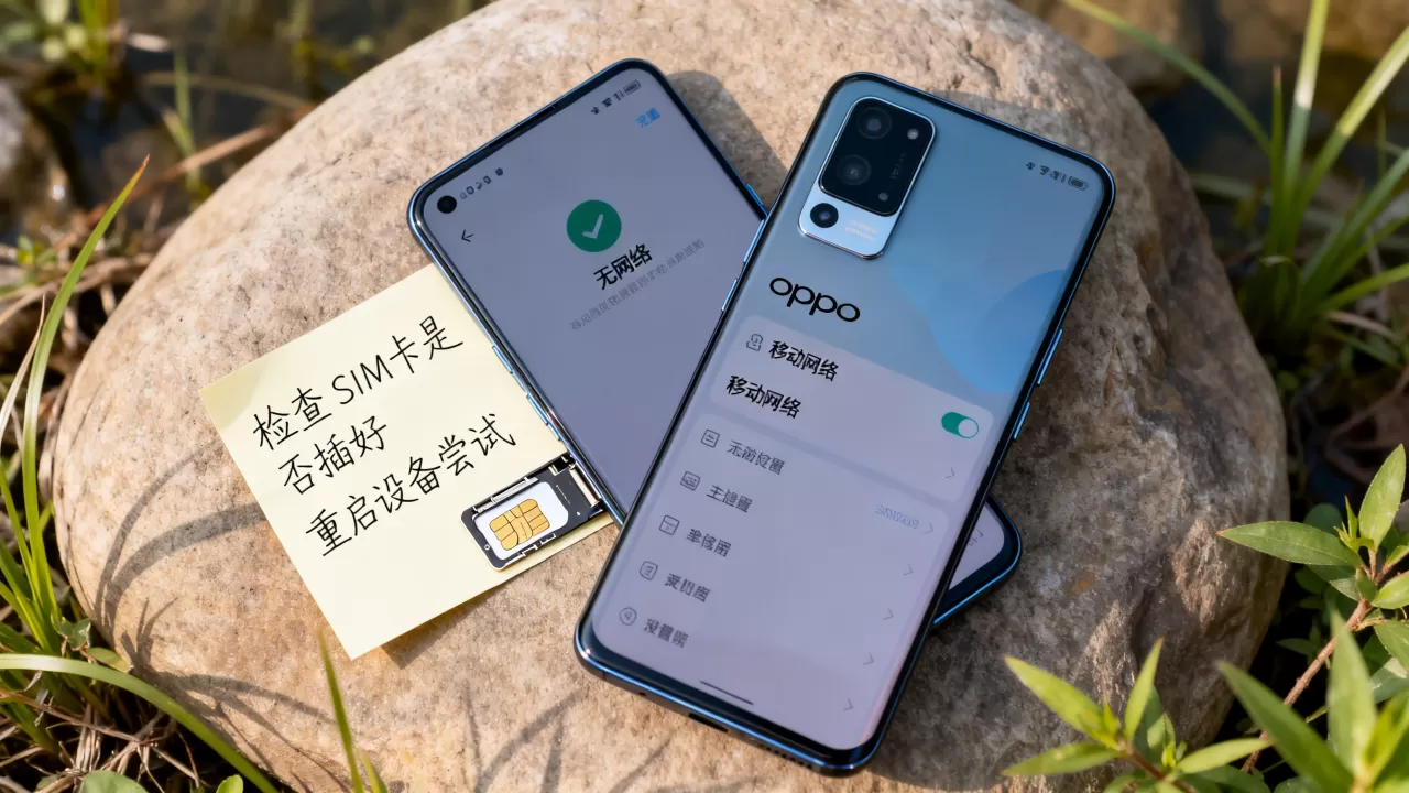 oppo手机为什么没网络设置 oppo手机为什么没网络设置
