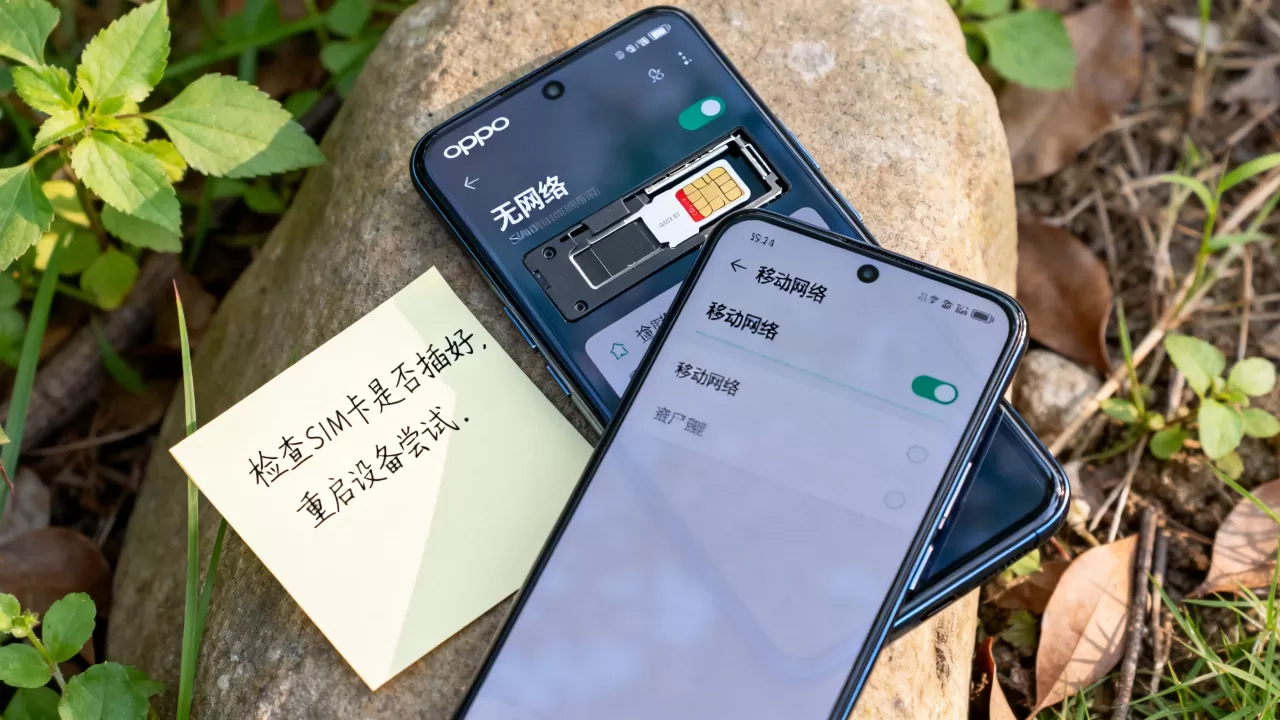 oppo手机为什么没网络设置 oppo手机为什么没网络设置