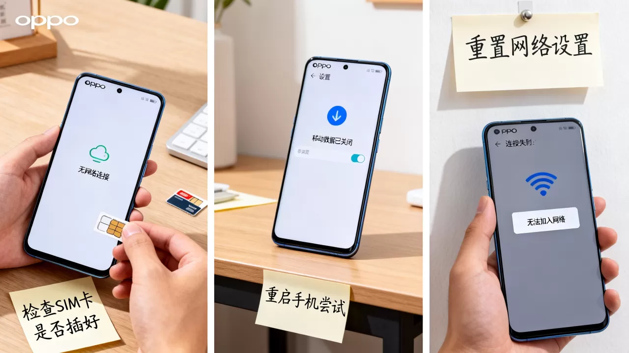 OPPO手机为什么没网络连接不上?OPPO手机连不上网怎么办 OPPO手机为什么没网络连接不上?OPPO手机连不上网怎么办
