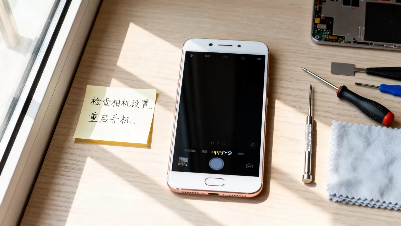oppor9相机故障怎么修，手机相机黑屏无法拍照