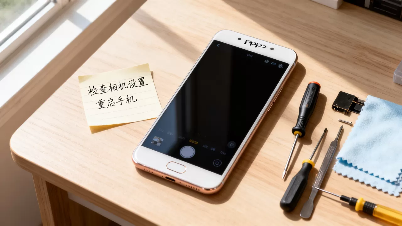 oppor9相机故障怎么修，手机相机黑屏无法拍照