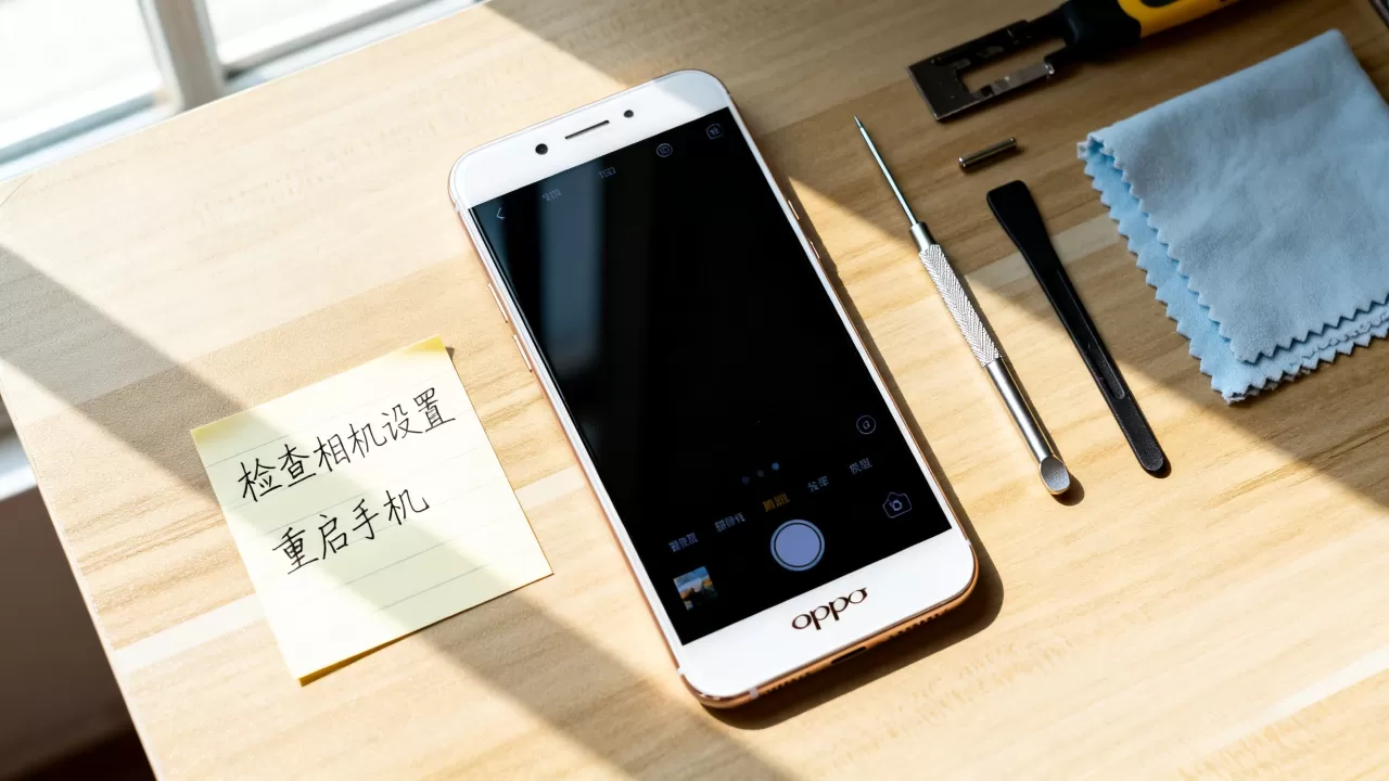 oppor9相机故障怎么修，手机相机黑屏无法拍照