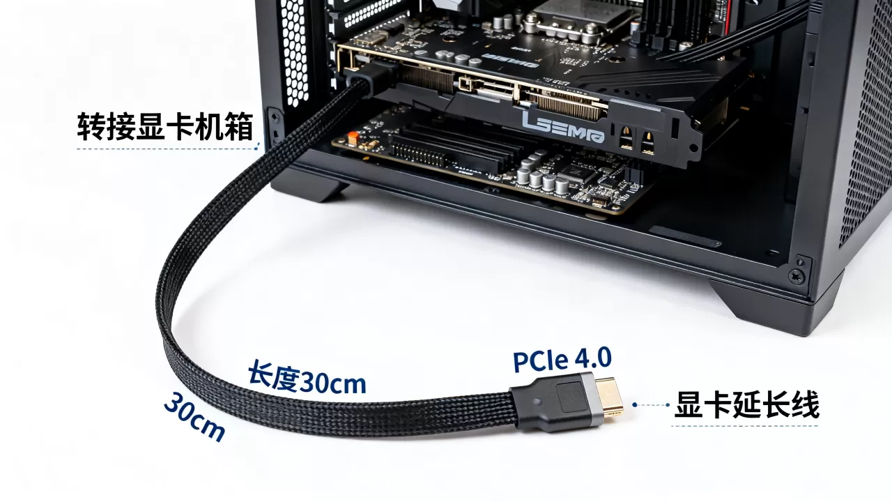 转接显卡机箱怎么选，显卡延长线机箱