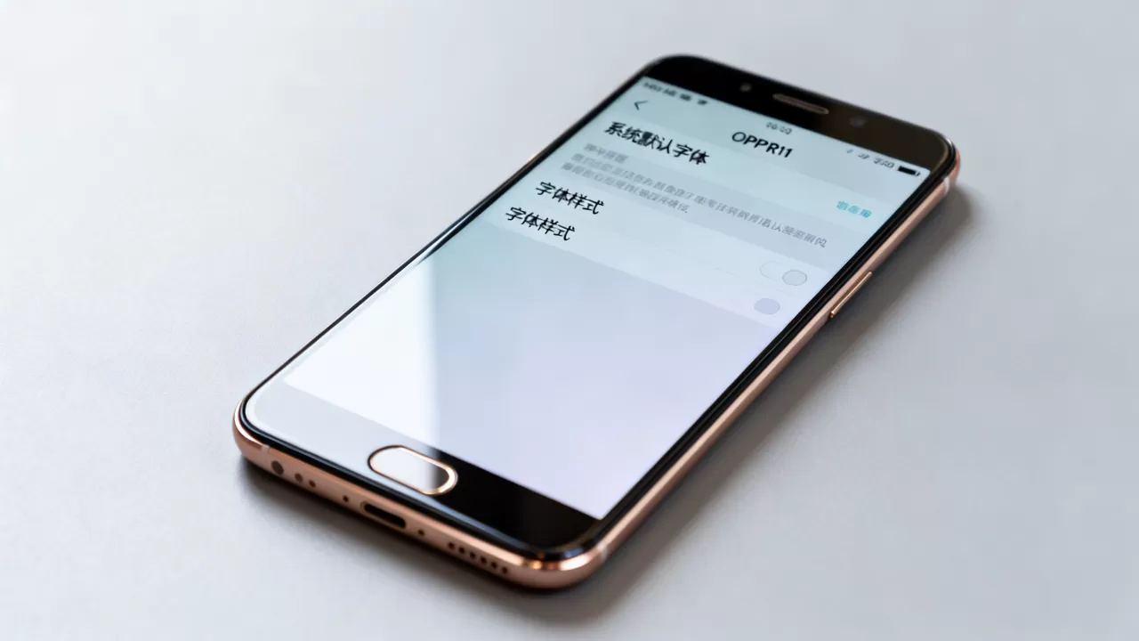 OPPOR11系统什么字体，OPPO手机系统默认字体设置