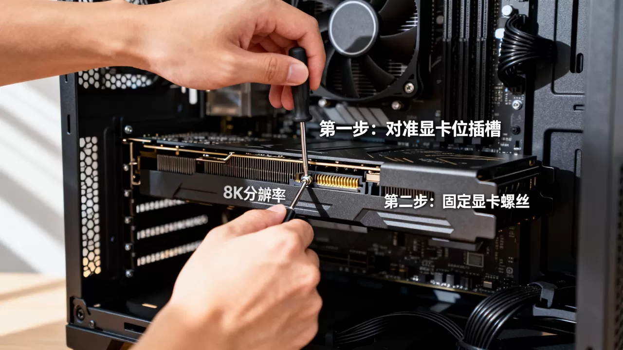 标准机箱显卡位怎么装？标准机箱显卡位