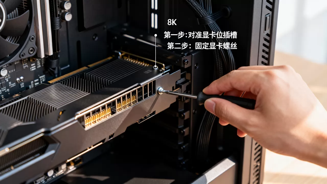 标准机箱显卡位怎么装？标准机箱显卡位