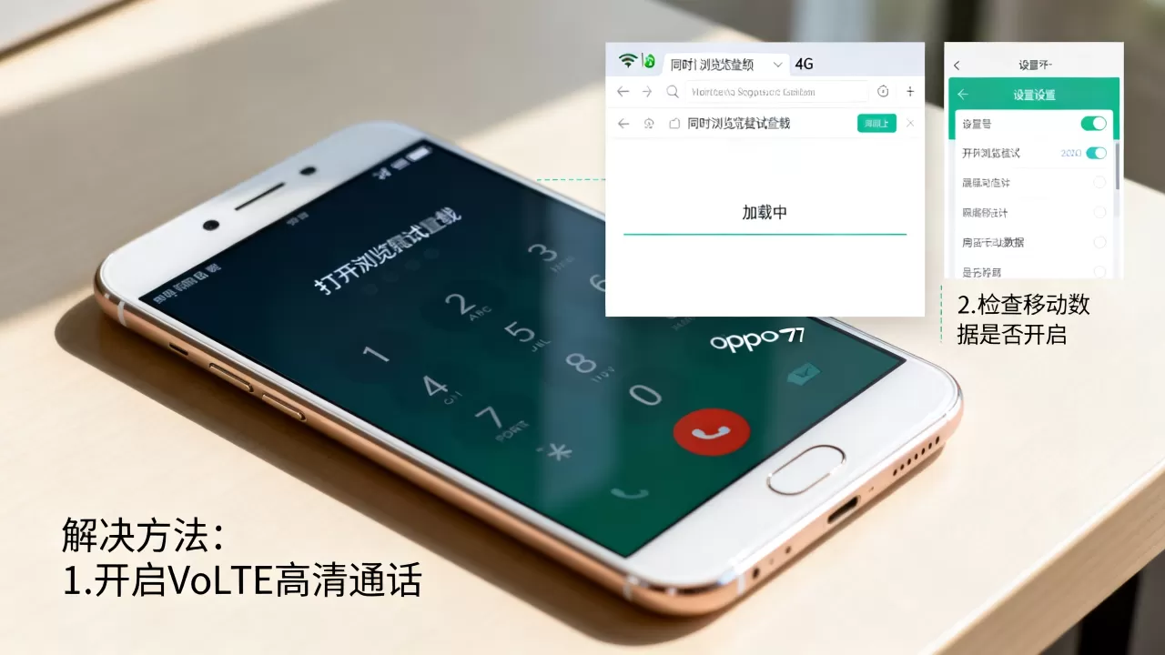 oppo r7为什么打着电话不能上网,oppo手机通话时无法上网解决方法 oppo r7为什么打着电话不能上网,oppo手机通话时无法上网解决方法