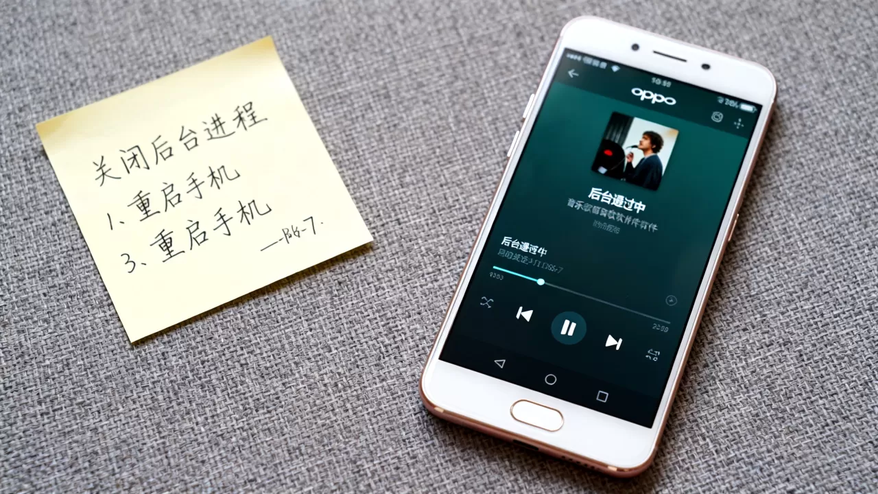 oppo r7为什么出现音乐播放状态,手机后台音乐软件卡死怎么办 oppo r7为什么出现音乐播放状态,手机后台音乐软件卡死怎么办