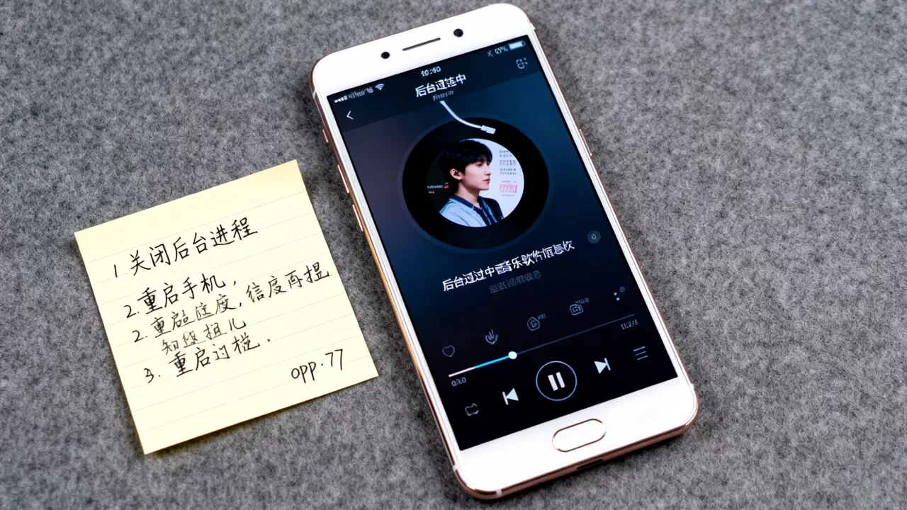 oppo r7为什么出现音乐播放状态,手机后台音乐软件卡死怎么办 oppo r7为什么出现音乐播放状态,手机后台音乐软件卡死怎么办