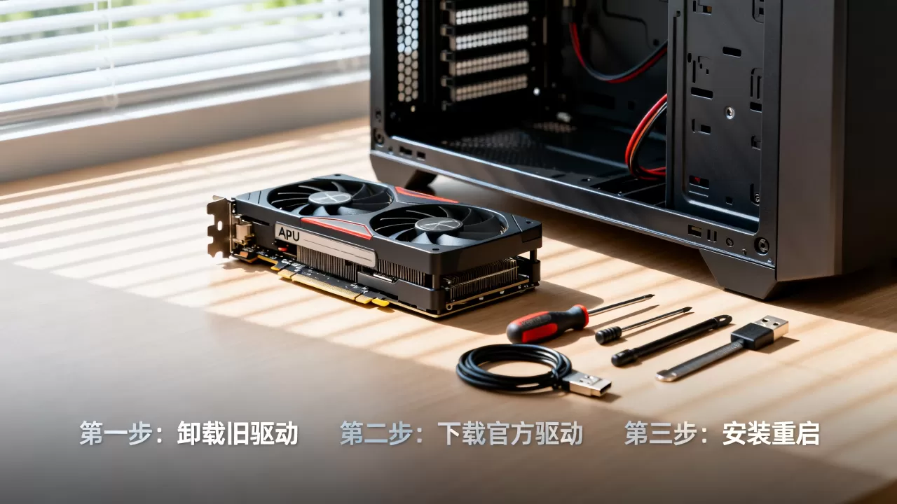 apu核心显卡设置，apu显卡驱动怎么安装