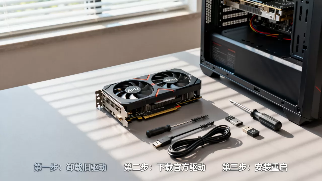 apu核心显卡设置，apu显卡驱动怎么安装