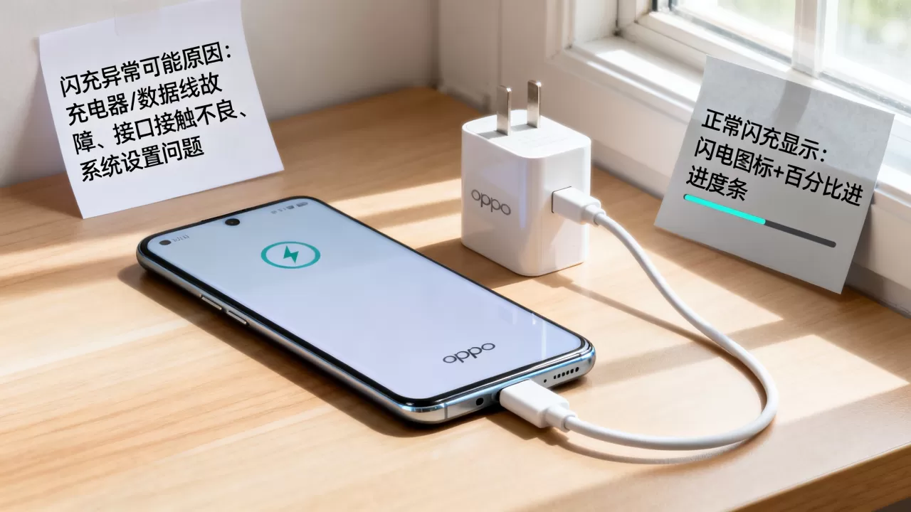 oppo闪充显示什么原因是什么,oppo手机闪充图标不显示 oppo闪充显示什么原因是什么,oppo手机闪充图标不显示