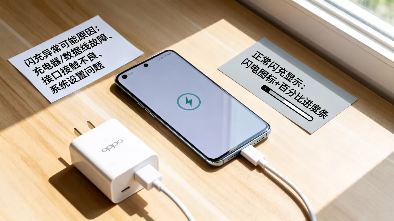 oppo闪充显示什么原因是什么,oppo手机闪充图标不显示 oppo闪充显示什么原因是什么,oppo手机闪充图标不显示