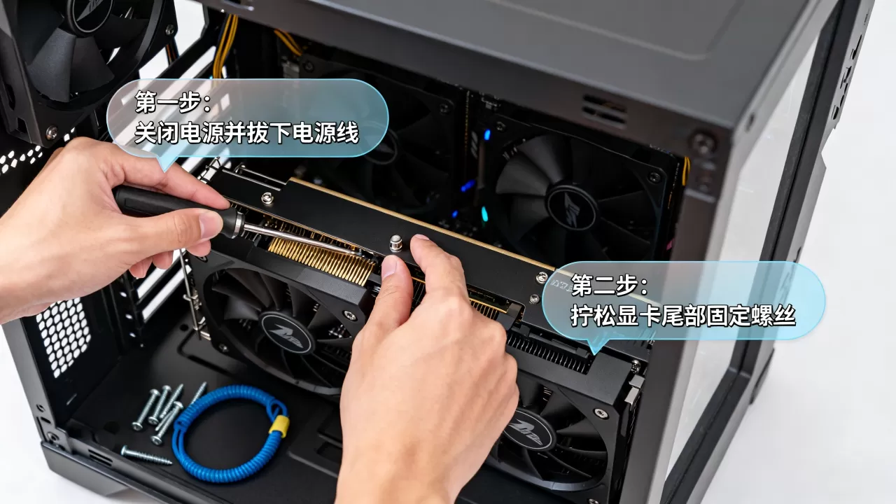 怎么拆显卡,显卡拆卸步骤详解 怎么拆显卡,显卡拆卸步骤详解
