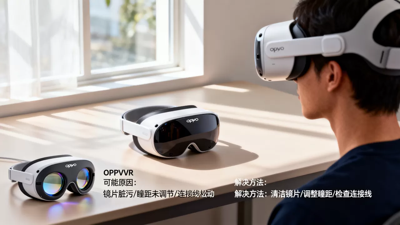 oppovr眼镜为什么很花，VR眼镜画面模糊花屏怎么解决