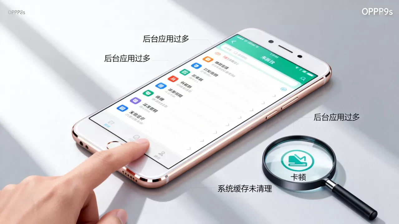 为什么OPPOR9s卡顿，OPPOR9s卡顿怎么办