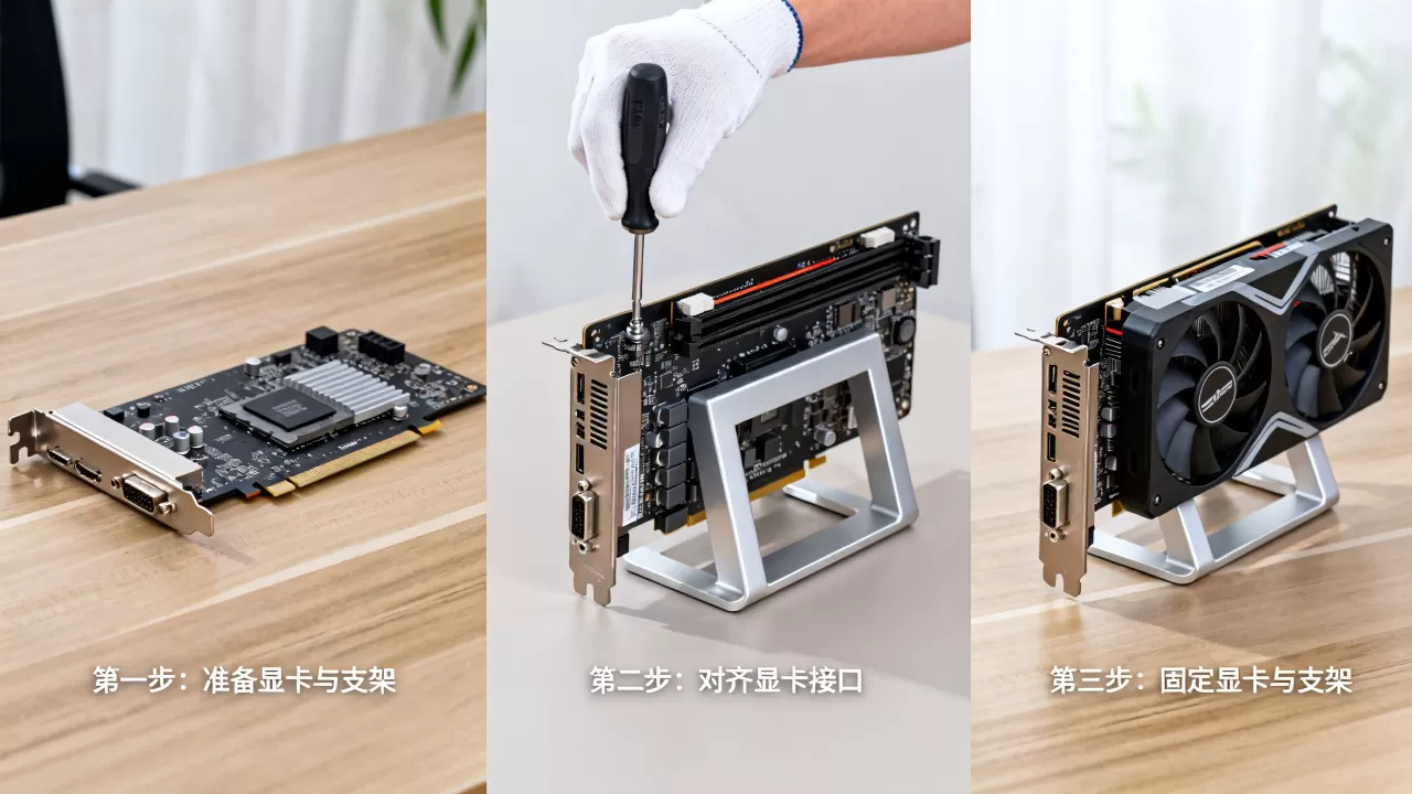 怎么固定独立显卡,显卡支架怎么安装 怎么固定独立显卡,显卡支架怎么安装
