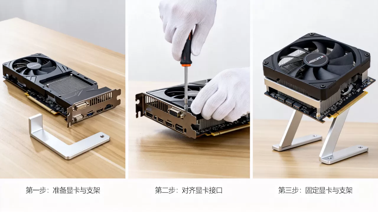 怎么固定独立显卡,显卡支架怎么安装 怎么固定独立显卡,显卡支架怎么安装