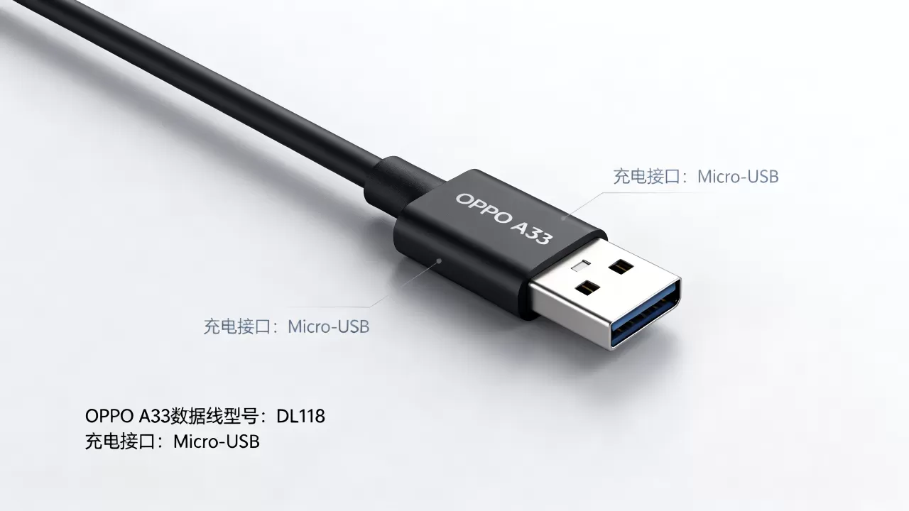 oppoa33数据线什么型号，oppoa33充电线是什么接口