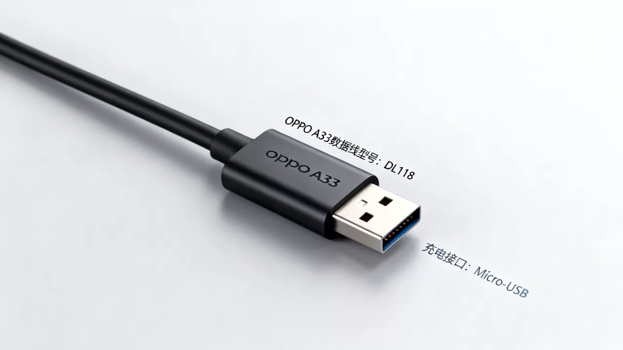 oppoa33数据线什么型号，oppoa33充电线是什么接口