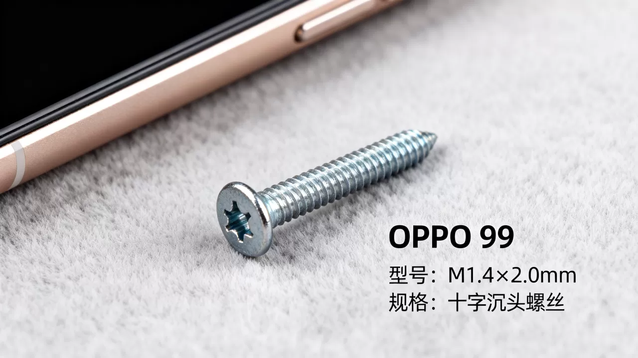 OPPO R9的螺丝什么型号，OPPO R9手机螺丝规格