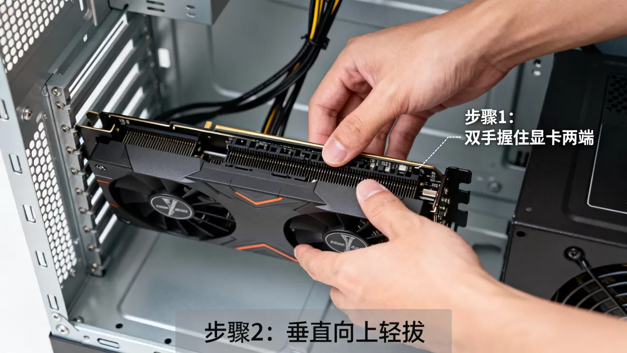 PCI显卡好难拔,显卡拔不下来怎么办 PCI显卡好难拔,显卡拔不下来怎么办