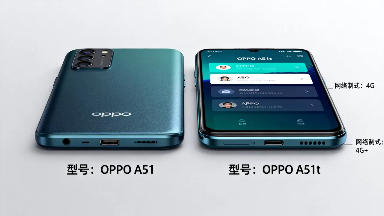 oppoa51和oppoa51t有什么区别，oppoa51t和oppoa51区别