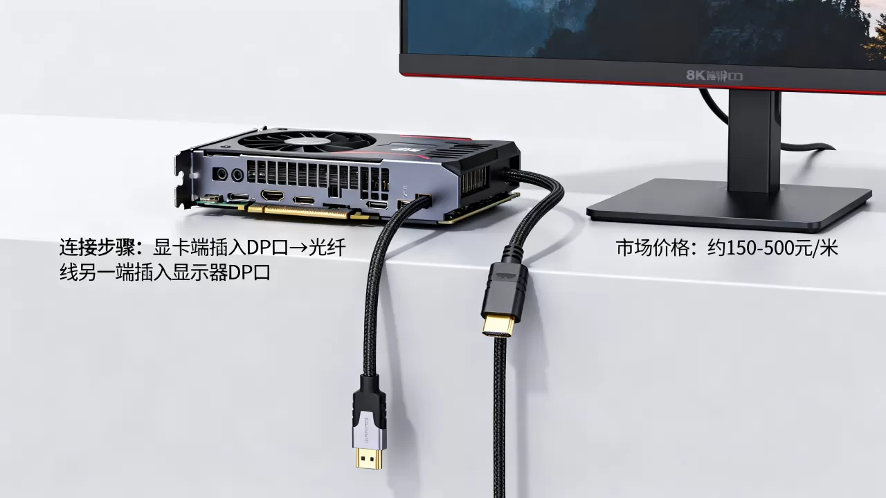 DP显卡光纤线怎么接?DP光纤延长线多少钱 DP显卡光纤线怎么接?DP光纤延长线多少钱