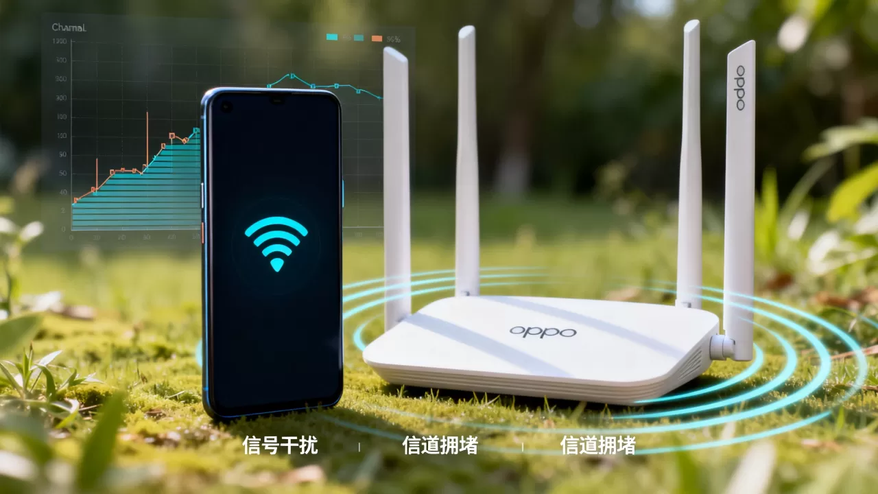 oppo手机wifi网速不好是什么原因?路由器信号干扰与信道拥堵 oppo手机wifi网速不好是什么原因?路由器信号干扰与信道拥堵
