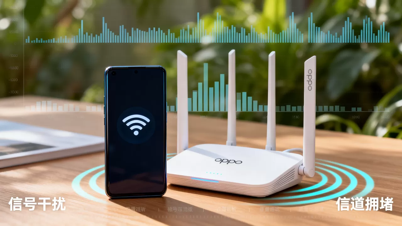 oppo手机wifi网速不好是什么原因?路由器信号干扰与信道拥堵 oppo手机wifi网速不好是什么原因?路由器信号干扰与信道拥堵