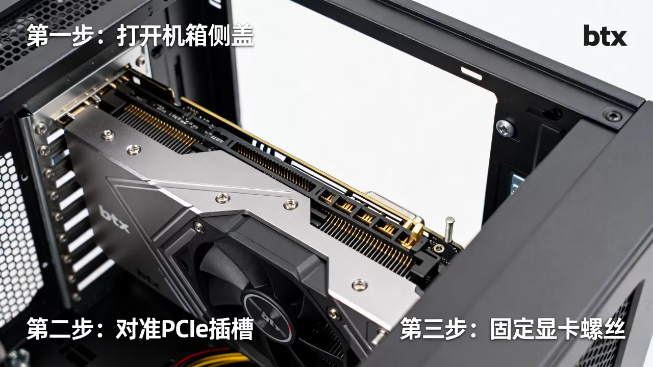 btx机箱显卡怎么装,btx机箱显卡 btx机箱显卡怎么装,btx机箱显卡