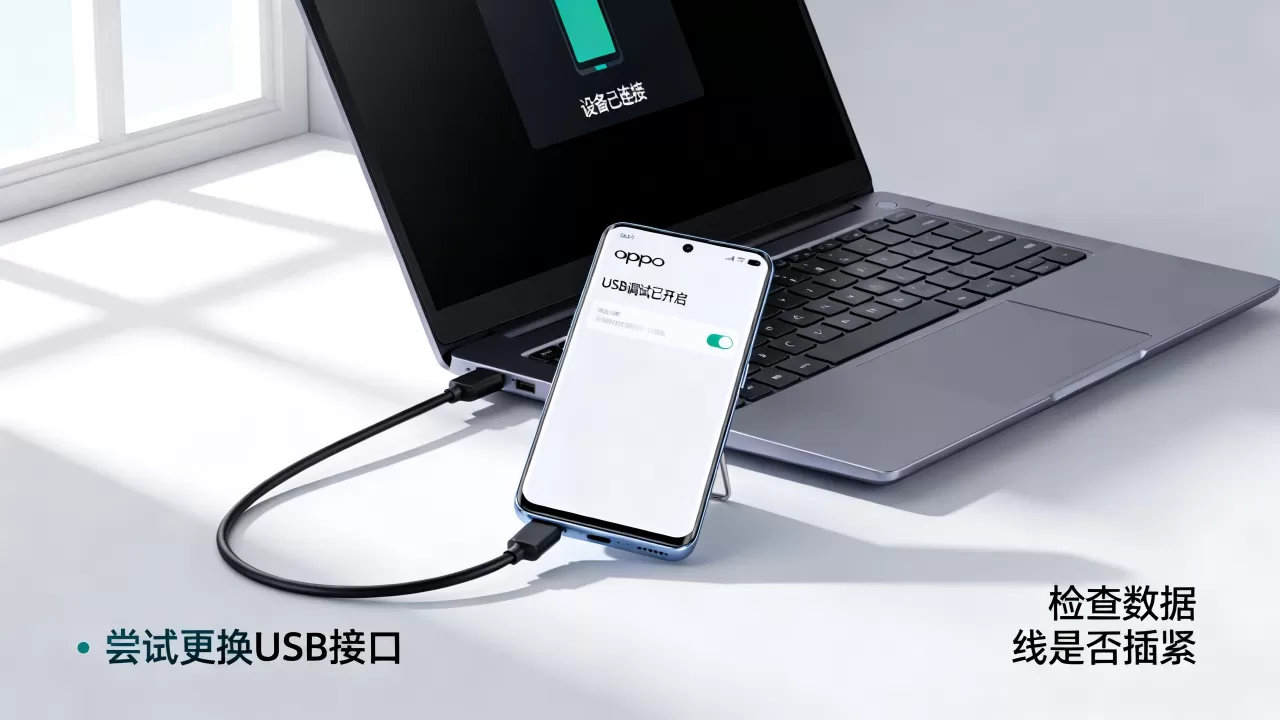 oppo连电脑连接是什么意思，oppo手机连接电脑没反应
