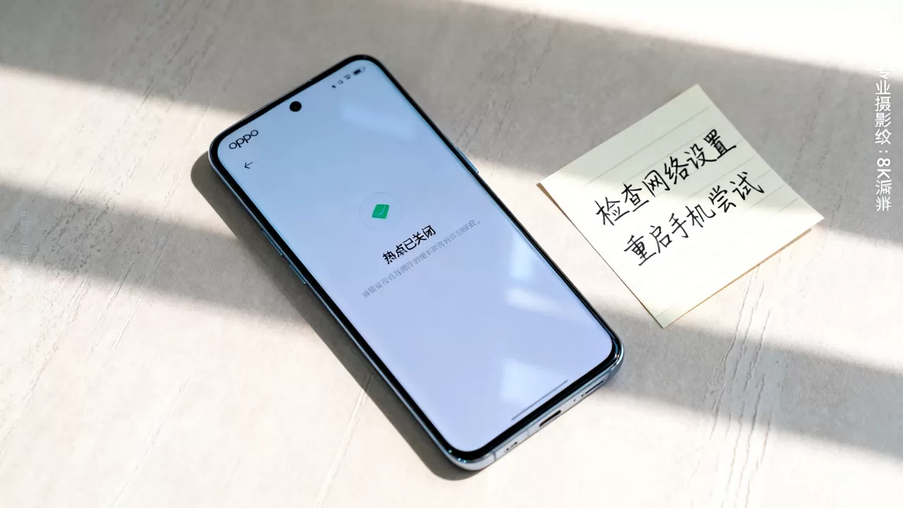 oppo关闭热点显示什么意思,oppo手机热点打不开怎么办 oppo关闭热点显示什么意思,oppo手机热点打不开怎么办