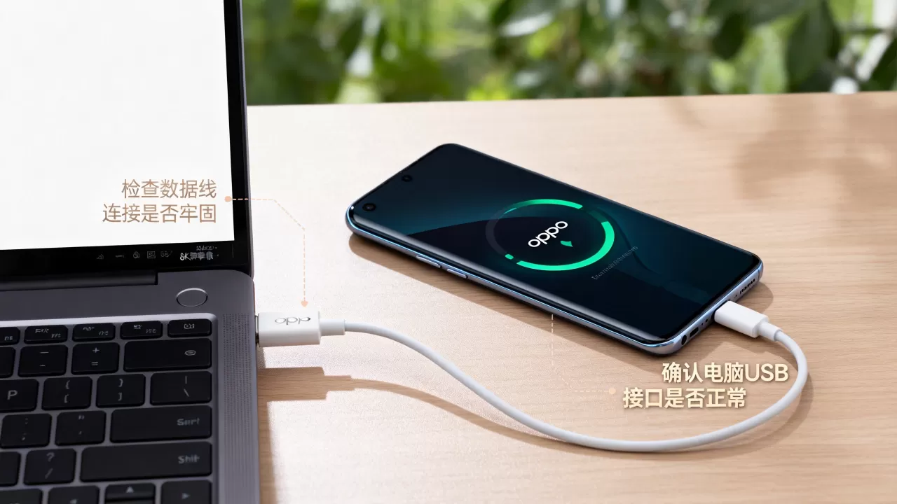 oppo手机为什么连不上电脑，oppo手机连接电脑没反应