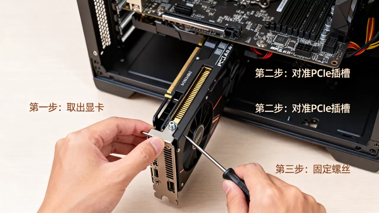 台式机显卡怎么安装,显卡安装教程 台式机显卡怎么安装,显卡安装教程