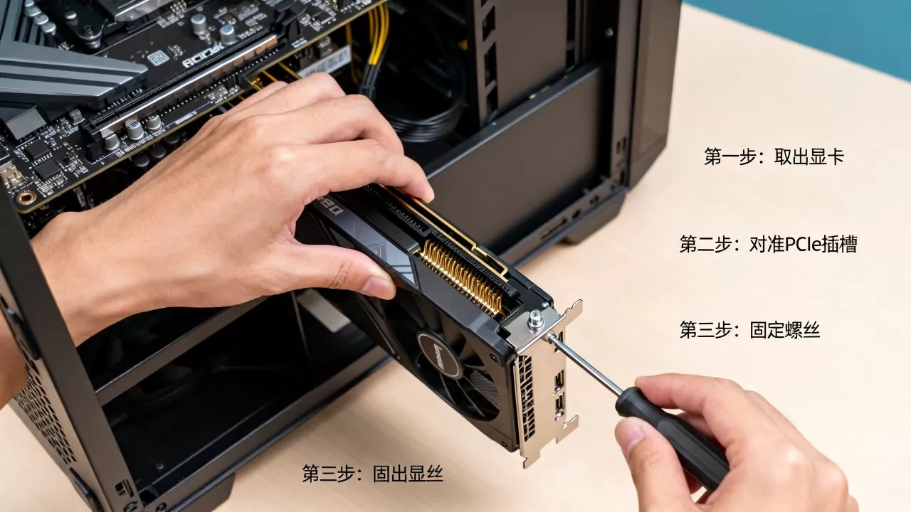 台式机显卡怎么安装,显卡安装教程 台式机显卡怎么安装,显卡安装教程