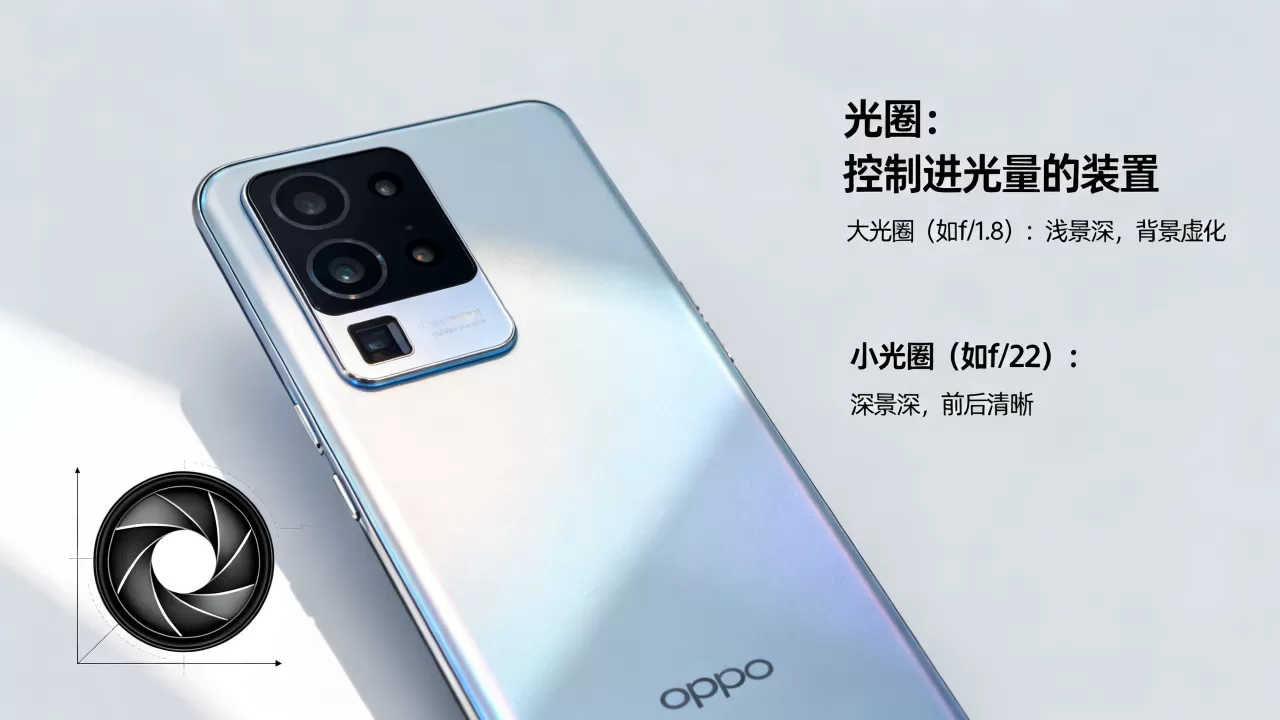 OPPO光圈什么意思，OPPO手机光圈大小对拍照有什么影响