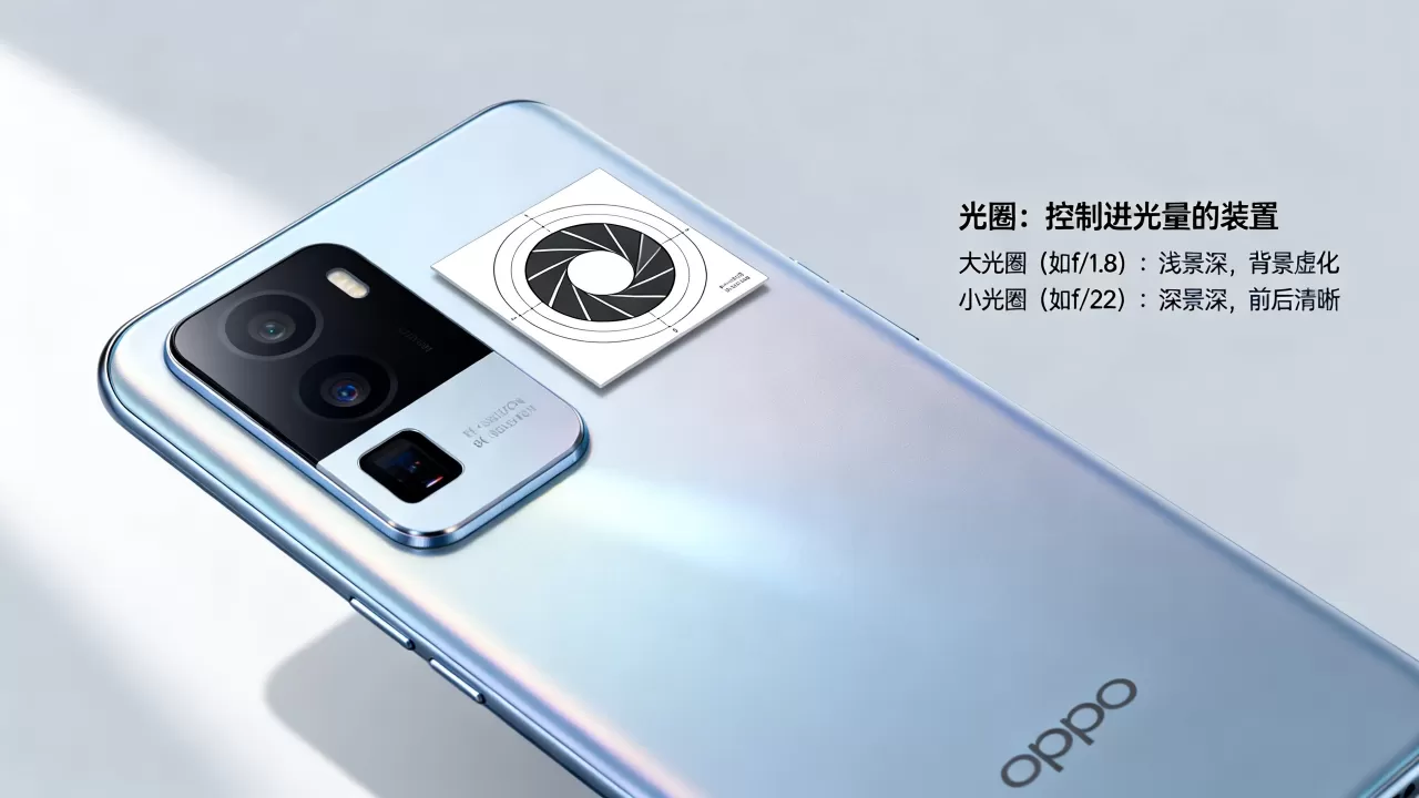 OPPO光圈什么意思，OPPO手机光圈大小对拍照有什么影响
